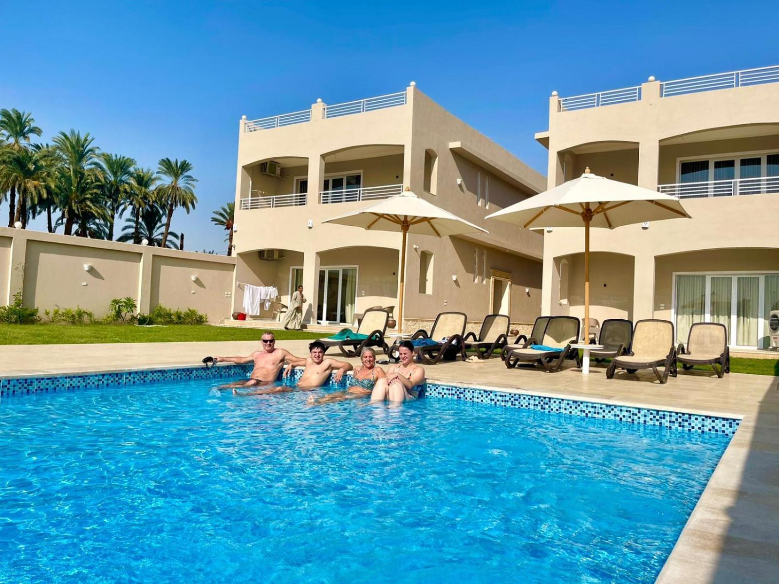 Royal Nile Villas - Pool View Apartment 2 Луксор Экстерьер фото