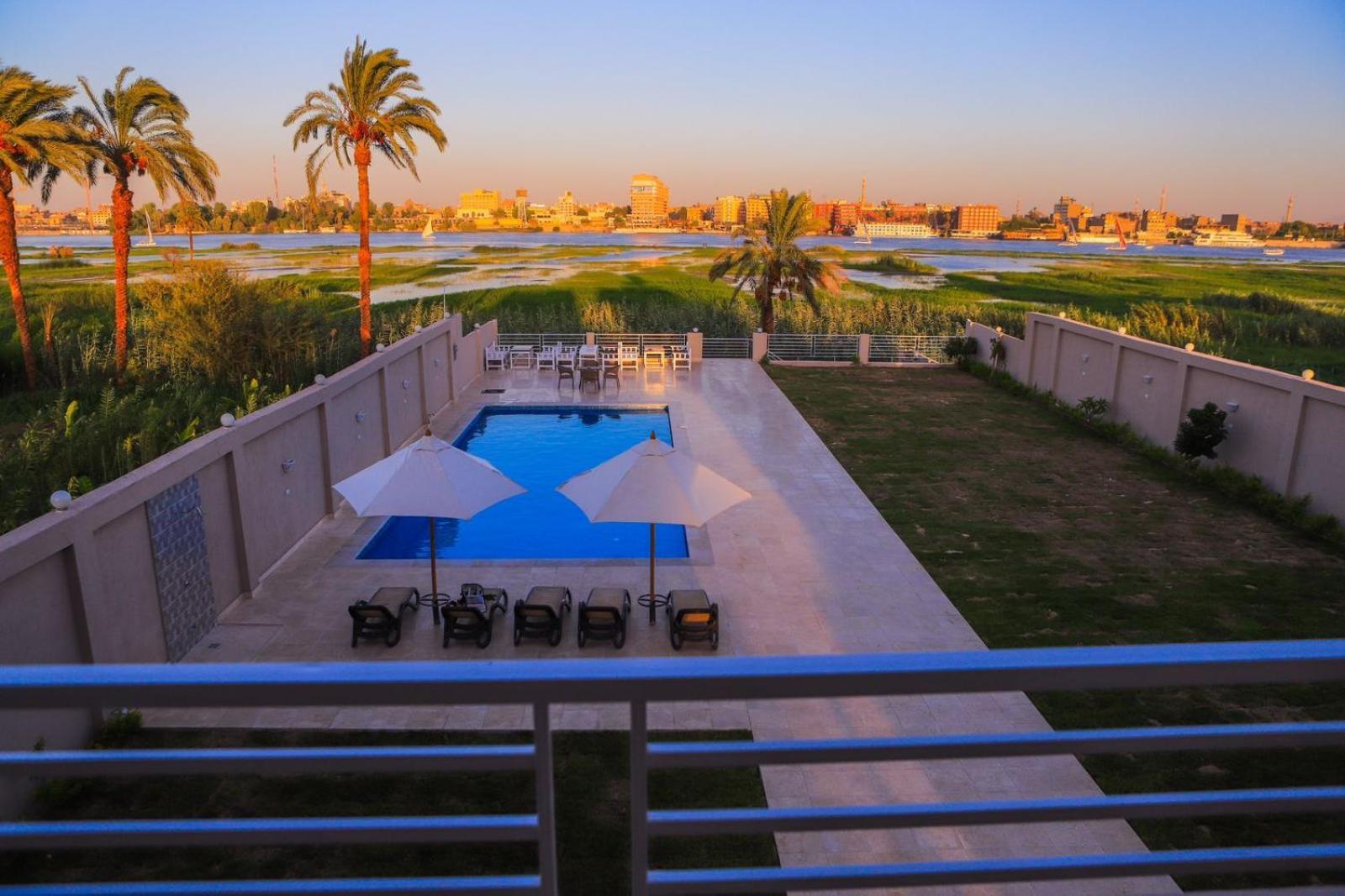 Royal Nile Villas - Pool View Apartment 2 Луксор Экстерьер фото